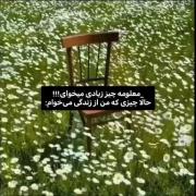 حالا چیزی که من از زندگی میخوام