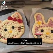 میای باهم از این پیتزاها درست کنیم؟🙂🥺🎀