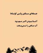 حواست باشه به اطرافت که مثل حکایت ماهی نشه. 