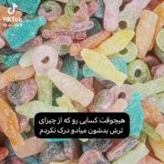 هیچ وقت کسای که از چیزای ترش بدش میاد رو درک نمیکنم 
