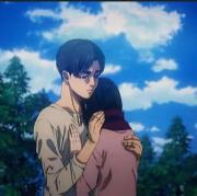 The love between Eren and Mikasa will never be forgotten in the anim